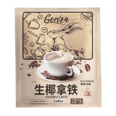 格岚生椰拿铁225g独立小包装即溶办公室椰奶咖啡粉速溶咖啡生椰风  1包